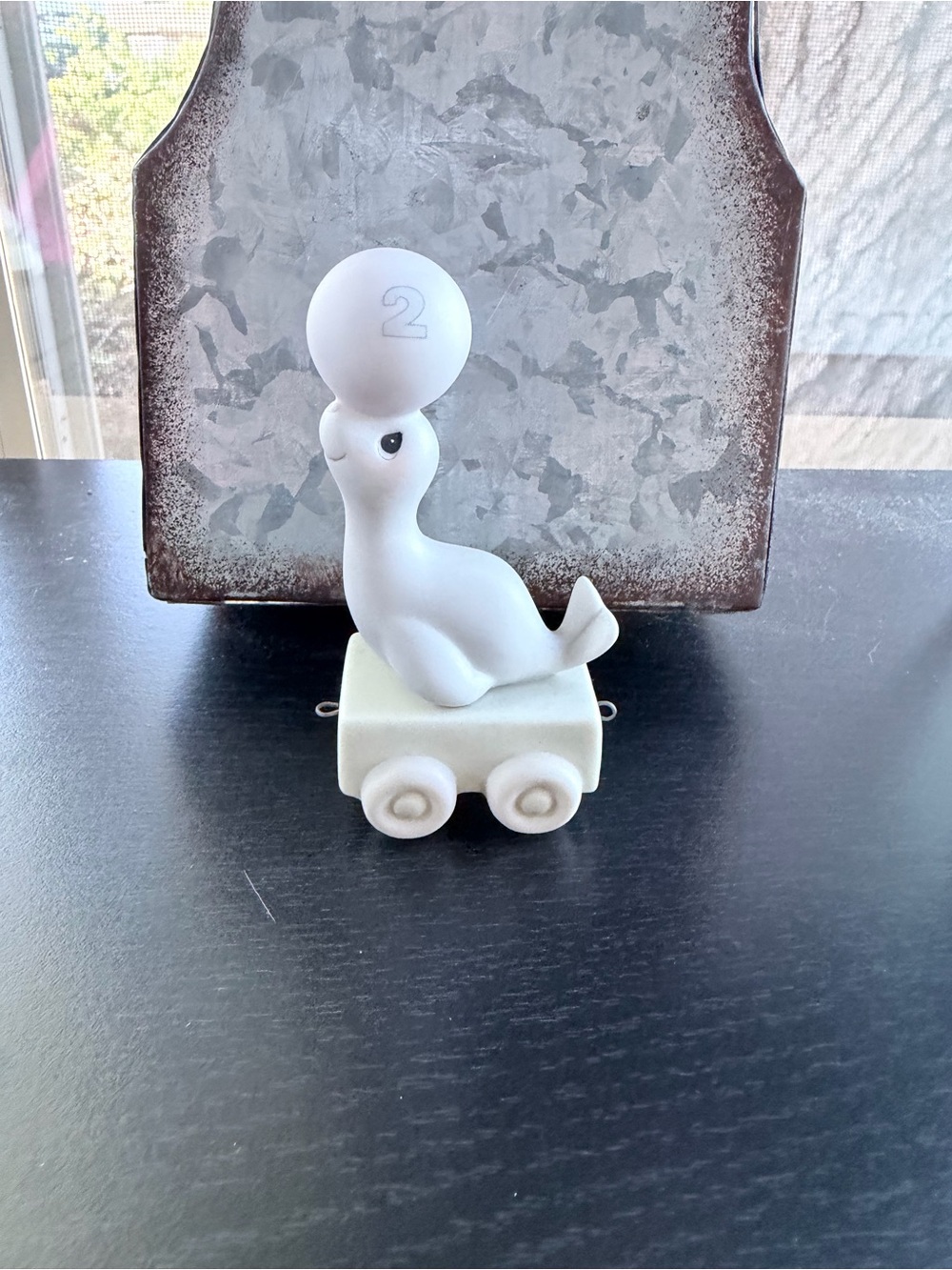 Precious Moments- Birthday Train - Age 2 - seal figurine